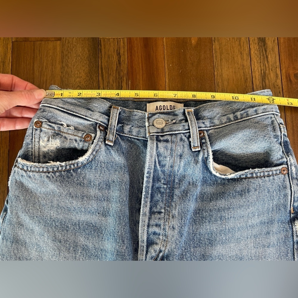 Agolde Riley jeans button fly - Picture 6 of 9
